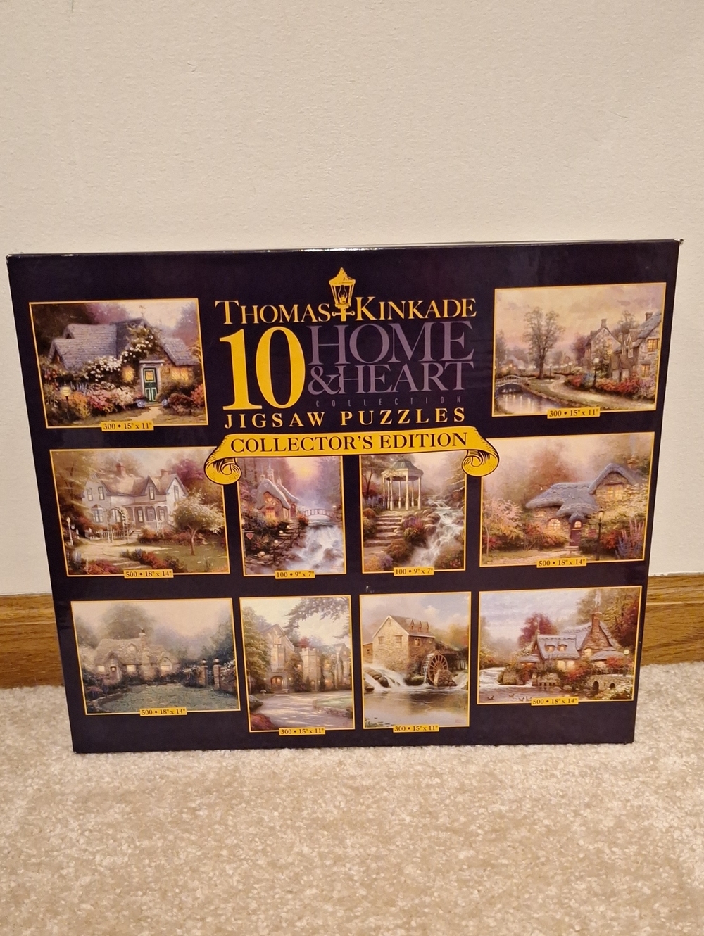 Thomas Kinkade "Home & Heart" Collector's Edition 10 Jigsaw Puzzle Collection